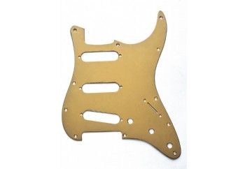Fender Pickguard Strat 11 Hole SSS 1-Ply Gold Anodized - Pickguard