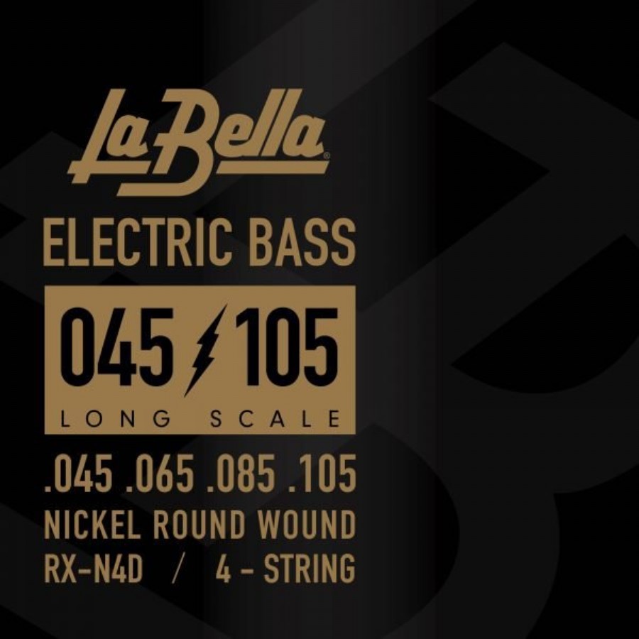 La Bella RX-N4D Takım Tel Bas Gitar Teli (45-105)