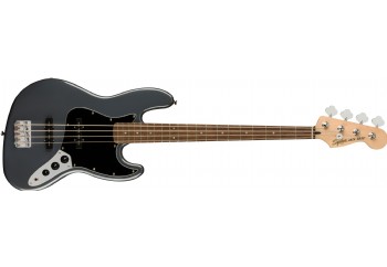 Squier Affinity Series Jazz Bass Charcoal Frost Metallic - Indian Laurel - Bas Gitar