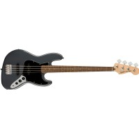 Squier Affinity Series Jazz Bass Charcoal Frost Metallic - Indian Laurel