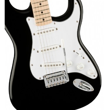 Squier Affinity Series Stratocaster Black - Maple Elektro Gitar