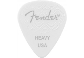 Fender 351 Shape Wavelength Celluloid Picks White - Heavy (1 Adet) - Pena