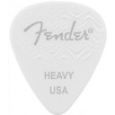 Fender 351 Shape Wavelength Celluloid Picks White - Heavy (6 Adet)