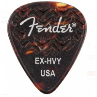 Fender 351 Shape Wavelength Celluloid Picks Shell - Ex-Heavy (6 Adet)