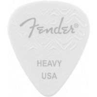 Fender 351 Shape Wavelength Celluloid Picks White - Heavy (6 Adet)