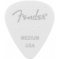 Fender 351 Shape Wavelength Celluloid Picks White - Medium (6 Adet)