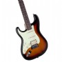 Kozmos KST-62LHSS-GRWN 62 Stratocaster HSS 3 Tone Sunburst Solak Elektro Gitar
