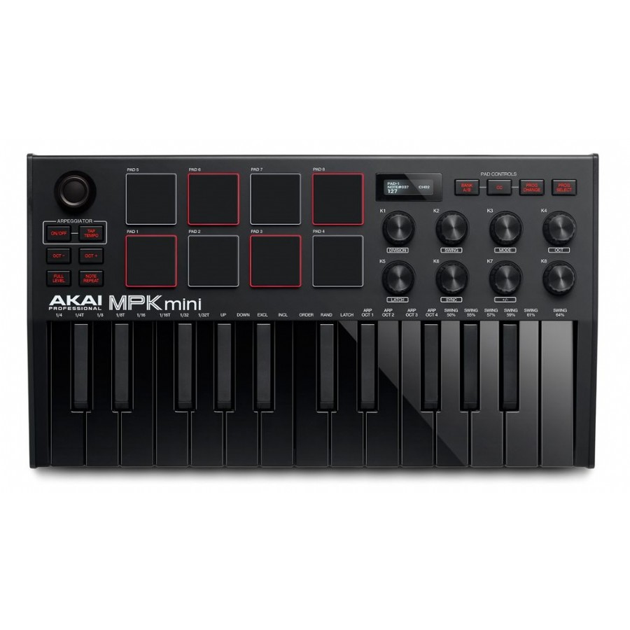 Akai MPKMINI 3 Black MIDI Klavye