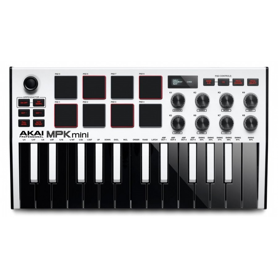 Akai MPKMINI 3 White MIDI Klavye