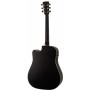 Ibanez AW84CE Artwood WK - Weathered Black Open Pore Elektro Akustik Gitar