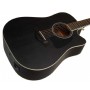 Ibanez AW84CE Artwood WK - Weathered Black Open Pore Elektro Akustik Gitar