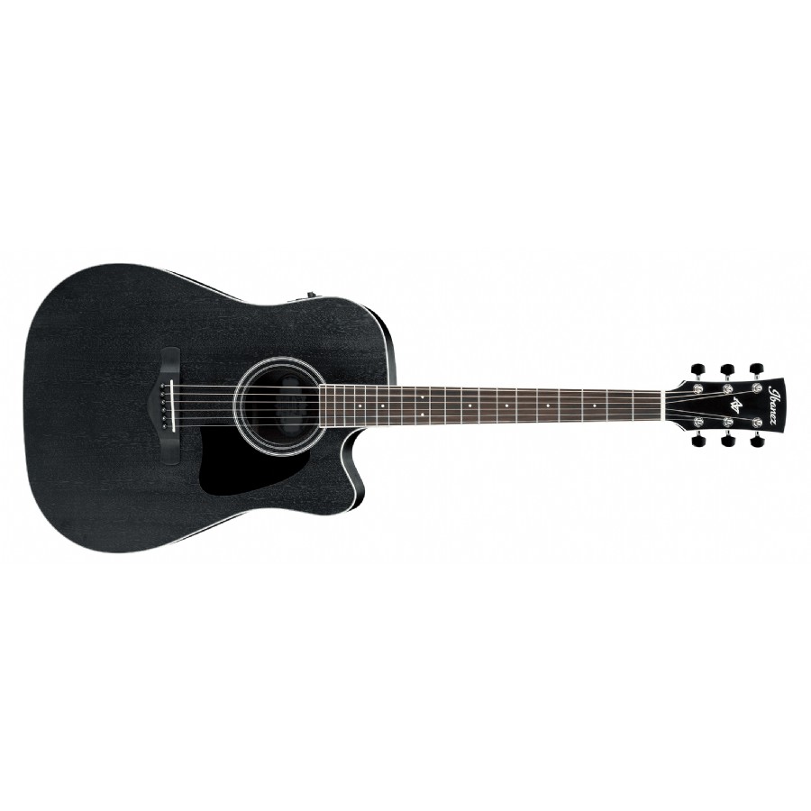 Ibanez AW84CE Artwood WK - Weathered Black Open Pore Elektro Akustik Gitar