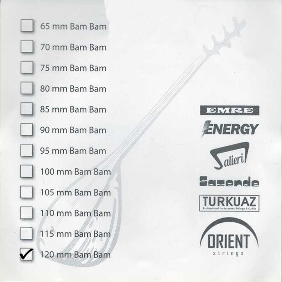 Emre Bam Teli 120 mm Bam Tek Tel