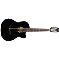 Fender CN-140SCE Black - Walnut