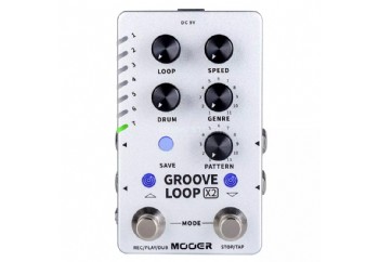 Mooer Groove Loop X2 Stereo Looper - Stereo Looper & Drum Machine Pedalı