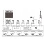 Mooer PCL6 - 6 Channel Pedal Switching Controller Efekt Kontrol Pedalı