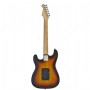 Aria Pro II STG-003SPL Metallic Black - Maple Elektro Gitar