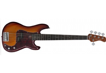 Marcus Miller By Sire P5 Alder 5 Tobacco Sunburst - Rosewood -  5 Telli Bas Gitar