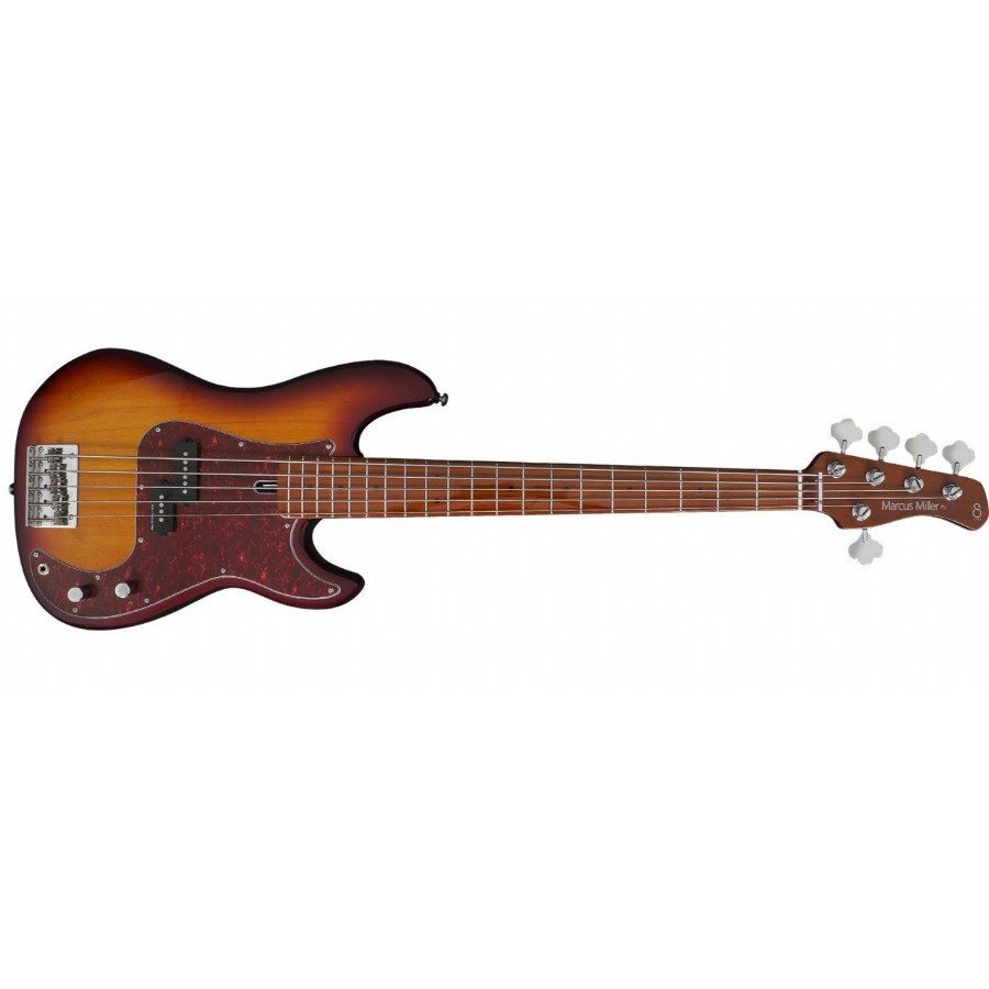 Marcus Miller By Sire P5 Alder 5 Tobacco Sunburst - Hard Maple 5 Telli Bas Gitar