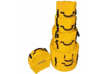 Hardcase HPROCKFUS3 Y - Yellow - 5 Parça Davul Kutusu Seti
