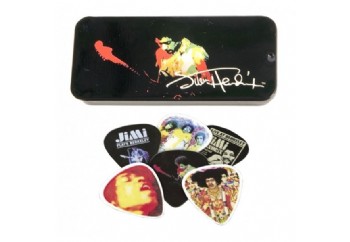 Dunlop Jimi Hendrix Collector Series Pick Tins 12 Adet - Heavy-Band of Gypsys - Pena