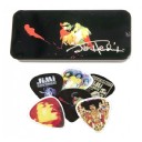 Dunlop Jimi Hendrix Collector Series Pick Tins 12 Adet - Heavy-Band of Gypsys