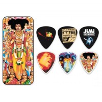 Dunlop Jimi Hendrix Collector Series Pick Tins 12 Adet - Medium-Bold as love
