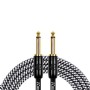 KIRLIN IW-241BCG-3M Black / White Enstrüman Kablosu (3 mt)