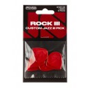 Jim Dunlop 570P138 Rock III Nylon Custom Jazz III Picks 6 lı Paket