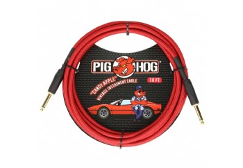 Pig Hog PCH10CA Candy Apple Red - Enstrüman Kablosu (3 Metre)