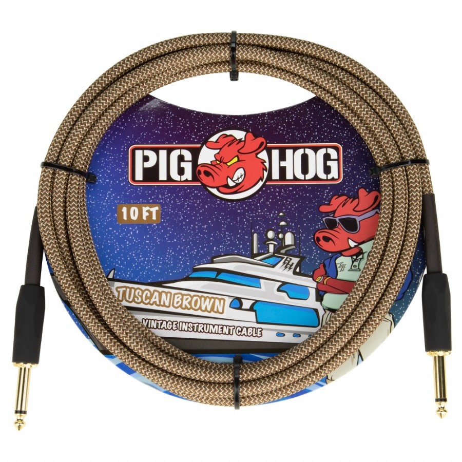 Pig Hog PCH10TBR Tuscan Brown Enstrüman Kablosu (3 Metre)