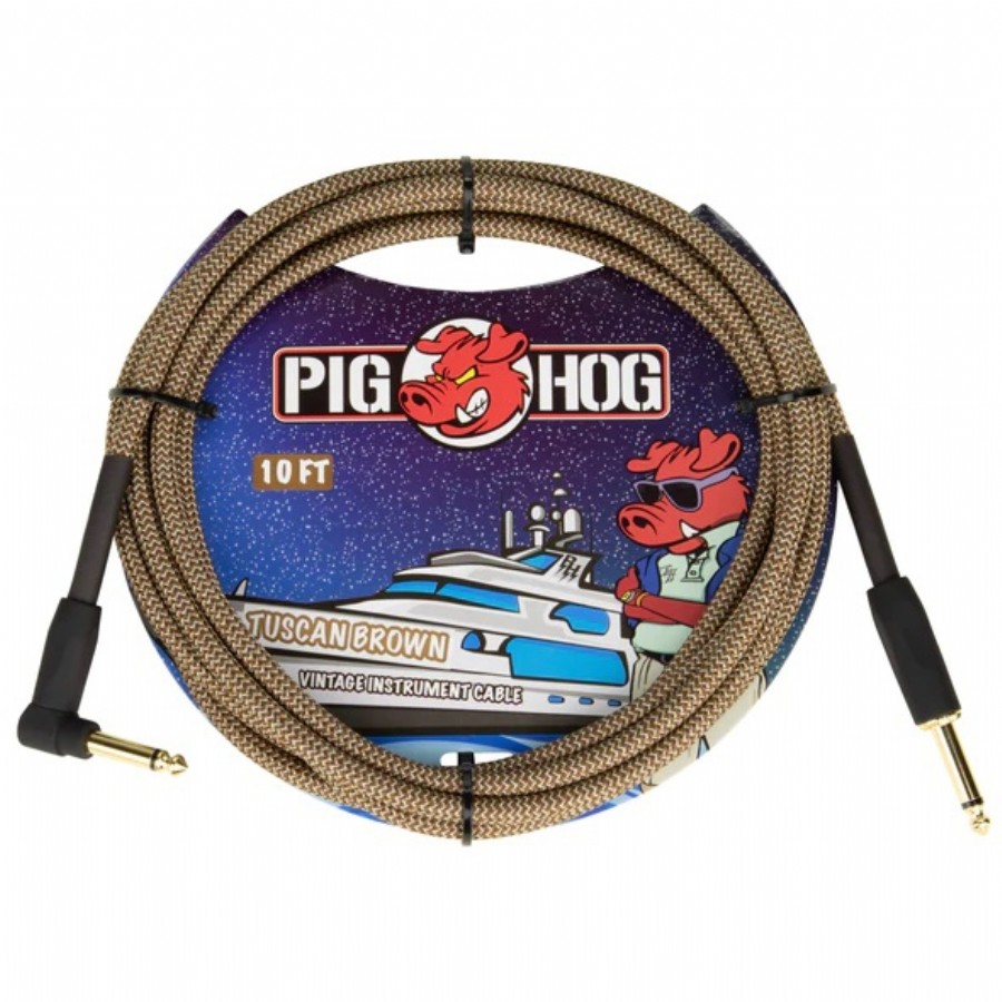 Pig Hog PCH10TBRR Tuscan Brown Enstrüman Kablosu (3 Metre)