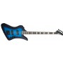 Jackson JS Series Kelly Bird Bass JS3Q Transparent Blue Burst - Amaranth Bas Gitar