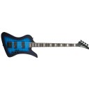 Jackson JS Series Kelly Bird Bass JS3Q Transparent Blue Burst - Amaranth