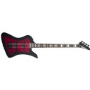 Jackson JS Series Kelly Bird Bass JS3Q Transparent Red Burst - Amaranth