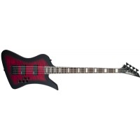 Jackson JS Series Kelly Bird Bass JS3Q Transparent Red Burst - Amaranth