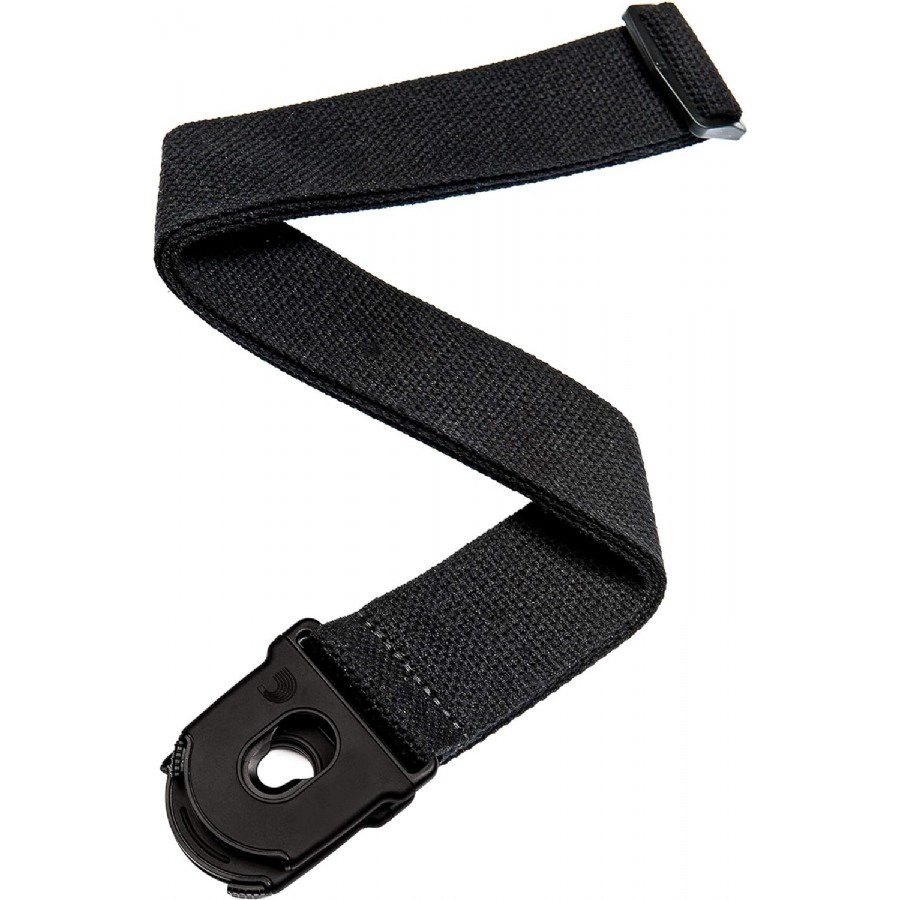 DAddario 50CTPL00 Gitar Askısı 50MM Coton Planet Lock Siyah