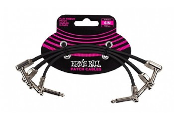 Ernie Ball P06221 Flat Ribbon Pedalboard Patch Cable - 3lü Pedal Ara Kablosu