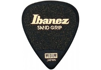 Ibanez Sand Grip Picks Medium - Black (0.8mm) - Pena