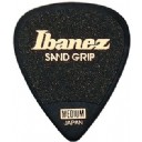 Ibanez Sand Grip Picks Medium - Black (0.8mm)