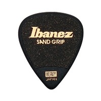 Ibanez Sand Grip Picks Heavy - Black (1.0mm)