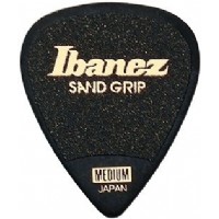 Ibanez Sand Grip Picks Medium - Black (0.8mm)