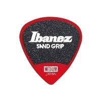 Ibanez Sand Grip Picks Medium - Red (0.8mm)