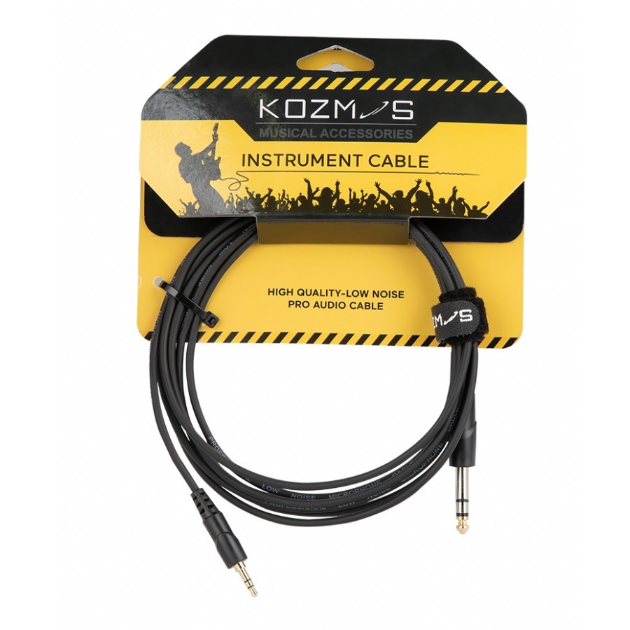 Kozmos KCL-231-3M 3.5 mm. Stereo (Erkek) - 6.35 mm. Stereo (Erkek)