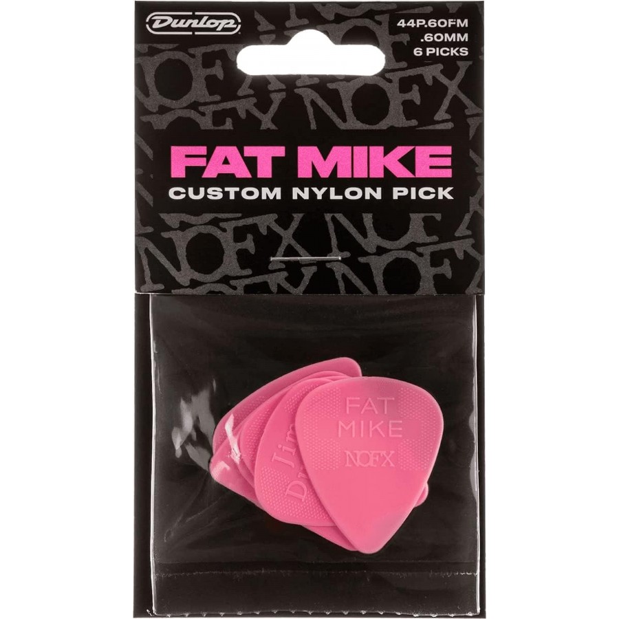 Jim Dunlop 44P.60FM Fat Mike Custom Picks 6 lı paket Pena