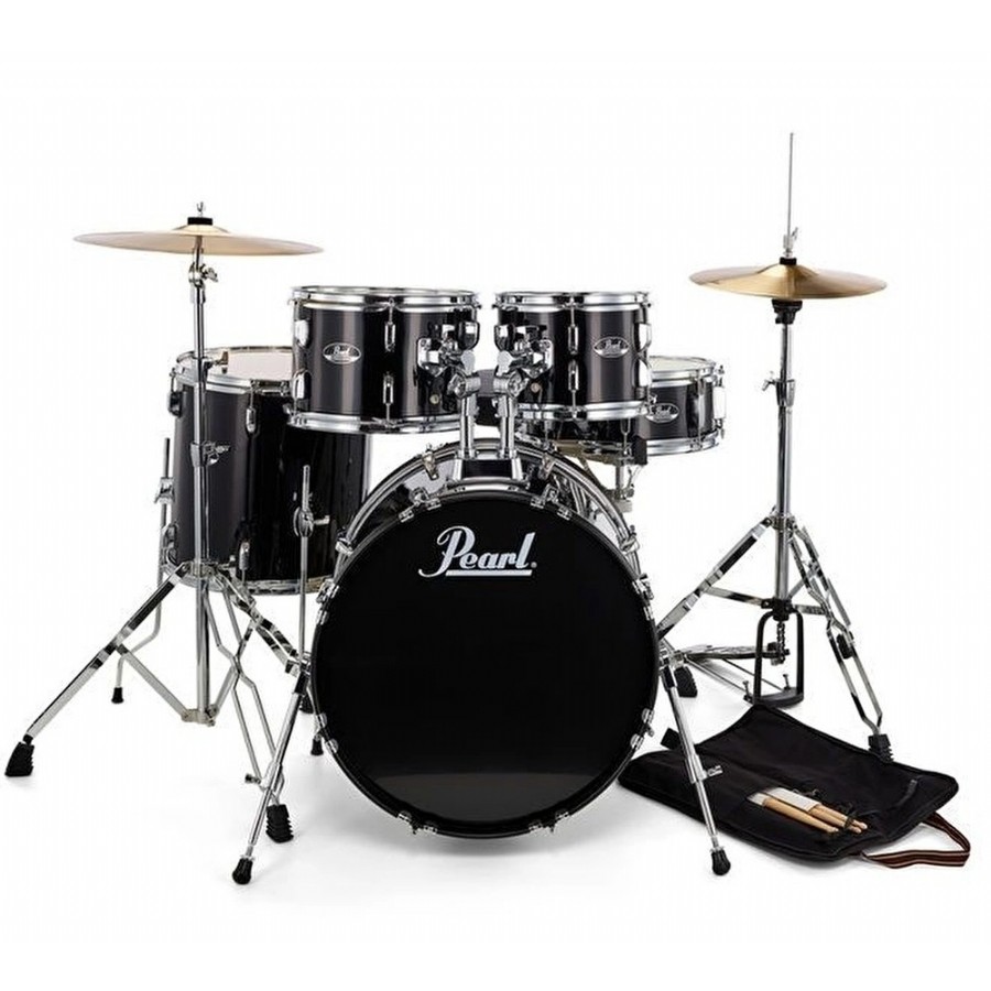 Pearl RS505C/C31 Roadshow Drumset Jet Black Akustik Davul Seti