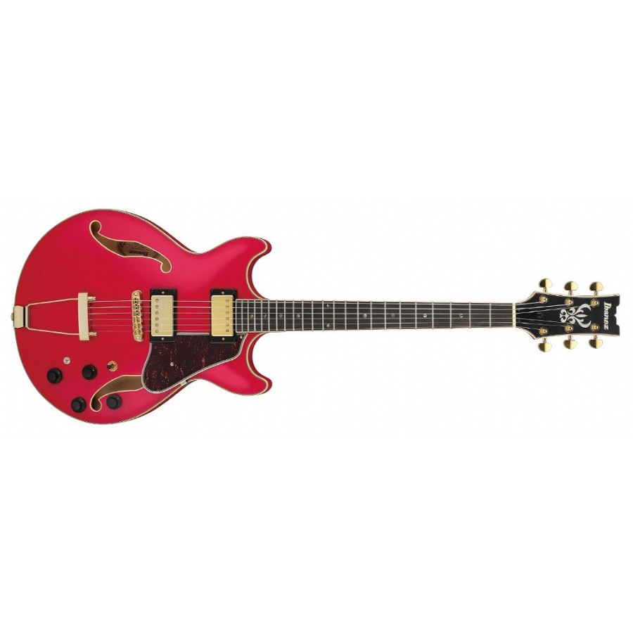 Ibanez AMH90 Artcore Expressionist CRF - Cherry Red Flat Elektro Gitar