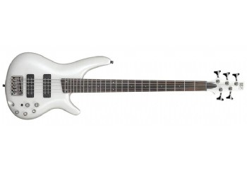 Ibanez SR305E Pearl White -  5 Telli Bas Gitar