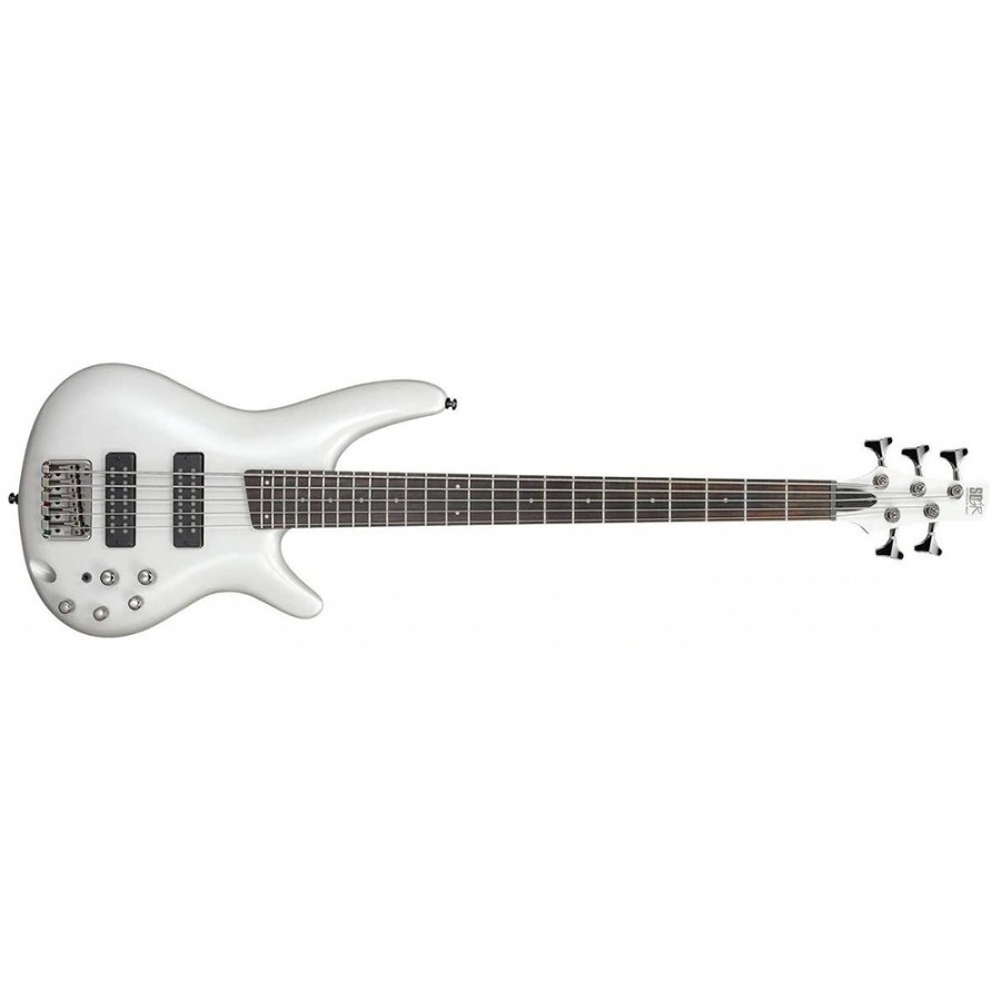 Ibanez SR305E Pearl White 5 Telli Bas Gitar