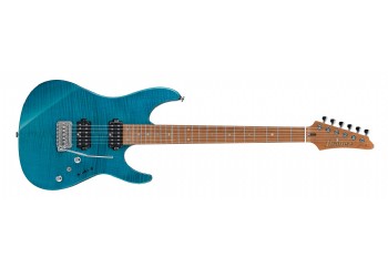 Ibanez MM1 Martin Miller Signature TAB - Transparent Aqua Blue - Elektro Gitar